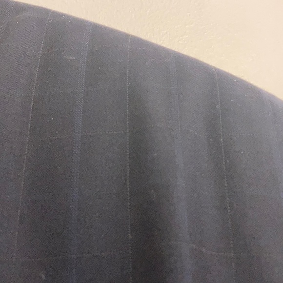 Canali Harry Rosen Navy Blue Windowpane Suit Jacket Size EU 52C US 42S - Picture 6 of 12